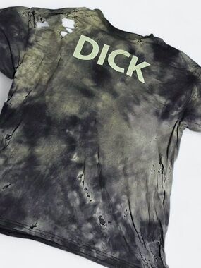 Vtg 90s Spencer's DICK Shirt Ryan Dunn Jackass CKY Thrashed Large
